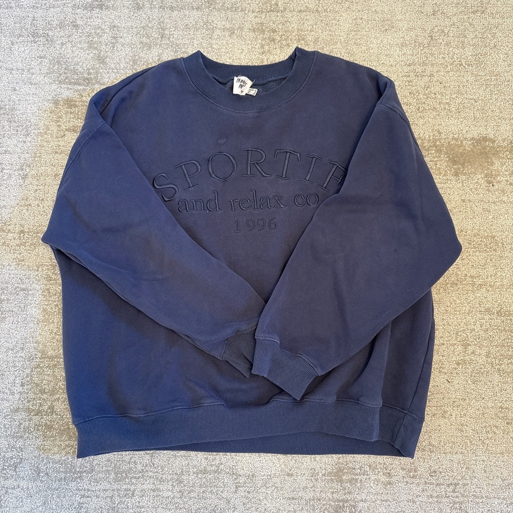 Navy Blue Men's Sweater